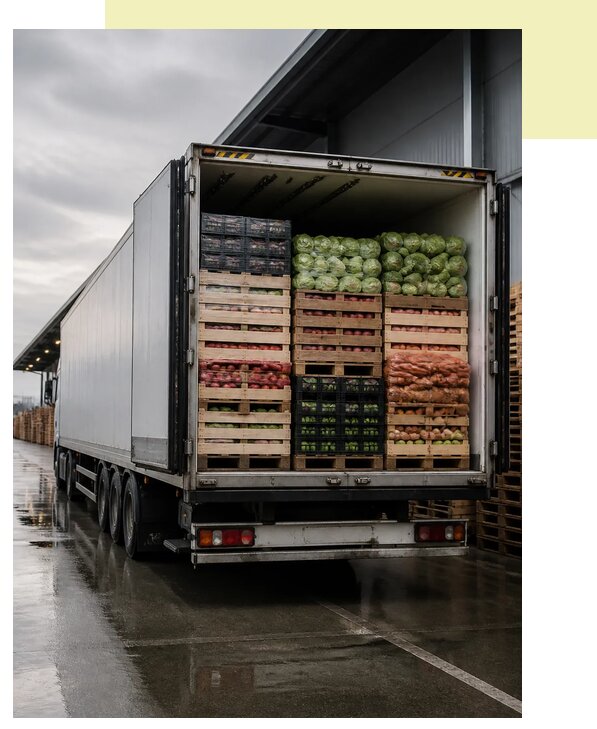 Перевозка плодоовощной продукции в Зиму по цене от 5114 р. | Агросервис-Зма