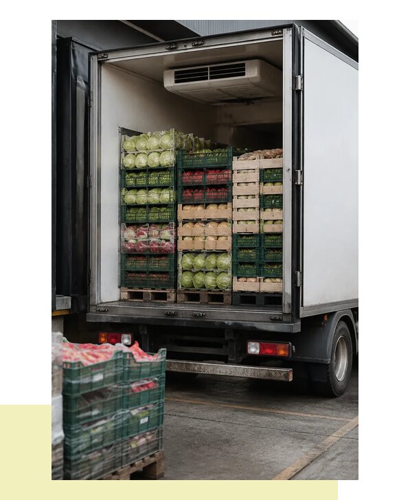 Перевозка плодоовощной продукции оптом напрямую в Зиму