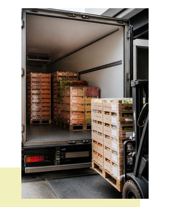 Перевозка сельхозпродукции на паллетах с доставкой в Зиму